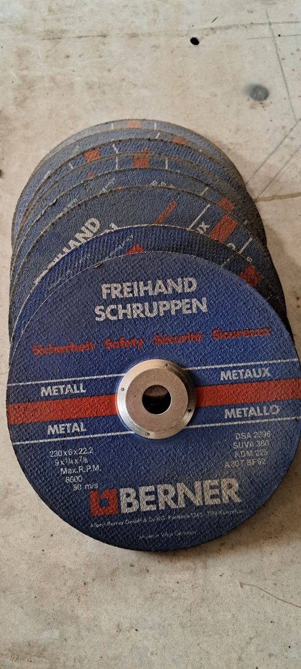 Berner Tutti gli attrezzi: 10 Schruppscheiben – Nuovo e nell'imballaggio originale da Wädenswil venduto da mh012 2