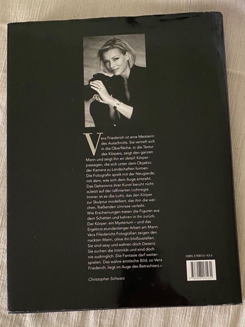 Libri: Fotobuch "Der Mann", Vera Friedrich, Edition Stemmle – Usato da Rorbas venduto da tun_m7fz 7