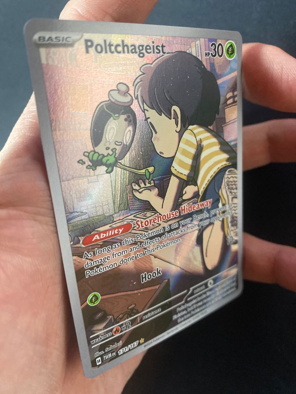 Pokémon Carte collezionabili: Poltchageist 171 - Mortcha - Twilight Masquerade - EN – Nuovo (secondo la descrizione) da Hausen AG venduto da Shrade 1