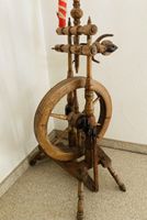 Antikes Spinnrad