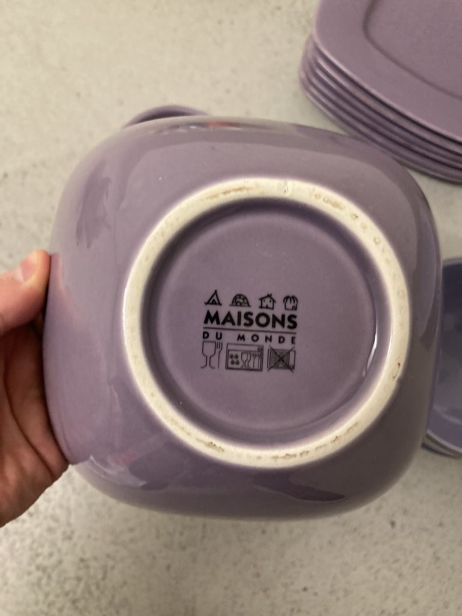 Set di piatti: Vaisselle violette (17 pièces) – Usato da Bremgarten b. Bern venduto da nathalie83 2