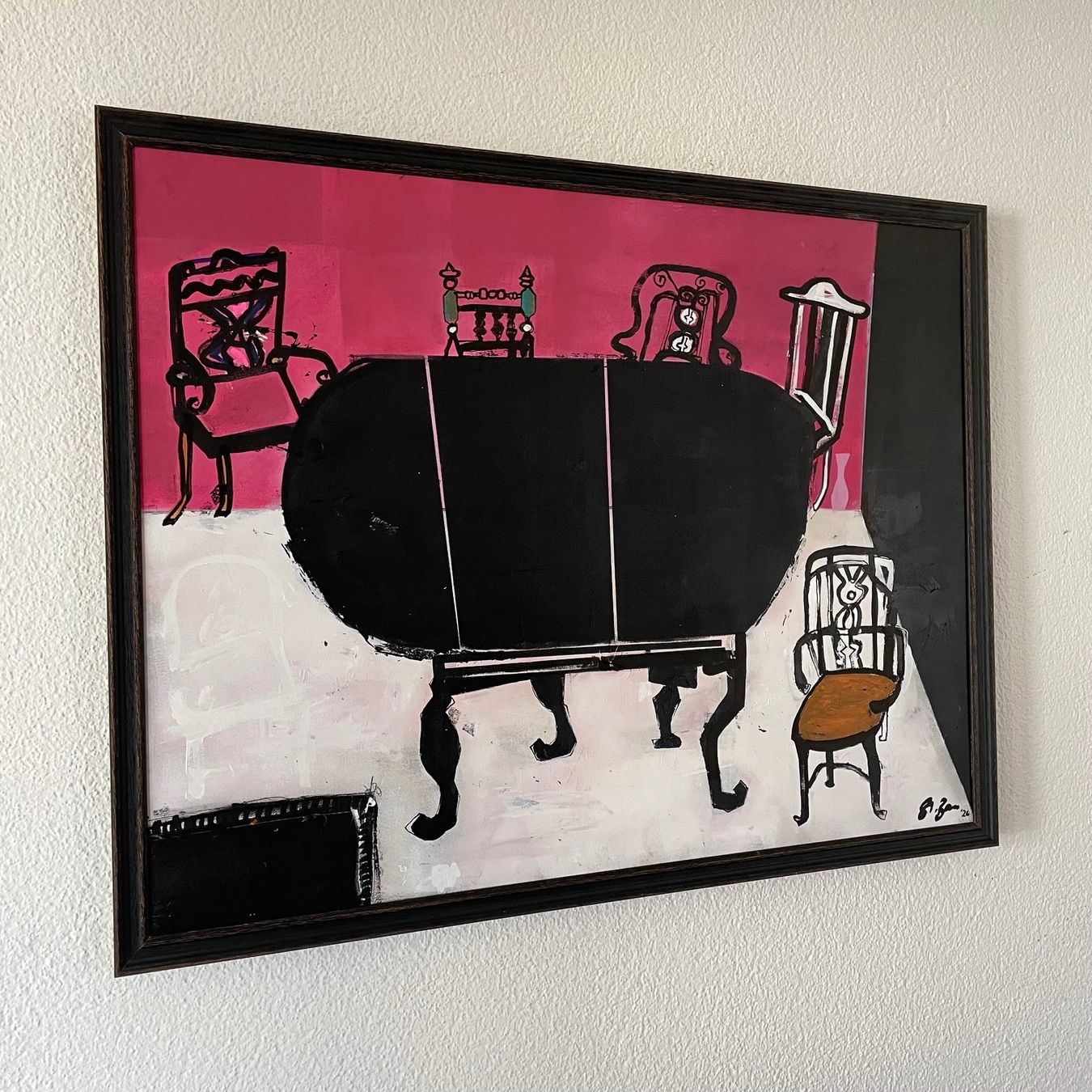 Dipinti: Barock Moderne Kunst Tisch Vintage Acryl Expressionismus – Nuovo (secondo la descrizione) da St. Niklausen LU venduto da Stefan_Bammert_Art 5