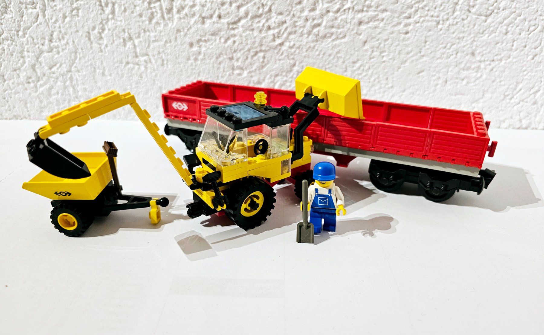 Lego Baukästen: LEGO EISENBAHN 4543 RAILROAD TRACTOR FLATBED – Gebraucht aus Turbenthal von Ddanuh 8