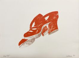Karlheinz Scherer, Lithografie 1971 (1929*, Lörrach)