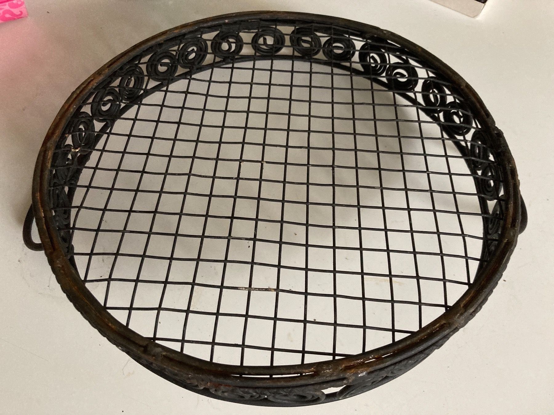 Servierplatten: Servier Tablett aus Metall – Gebraucht aus Zürich von Chaeffeler 1