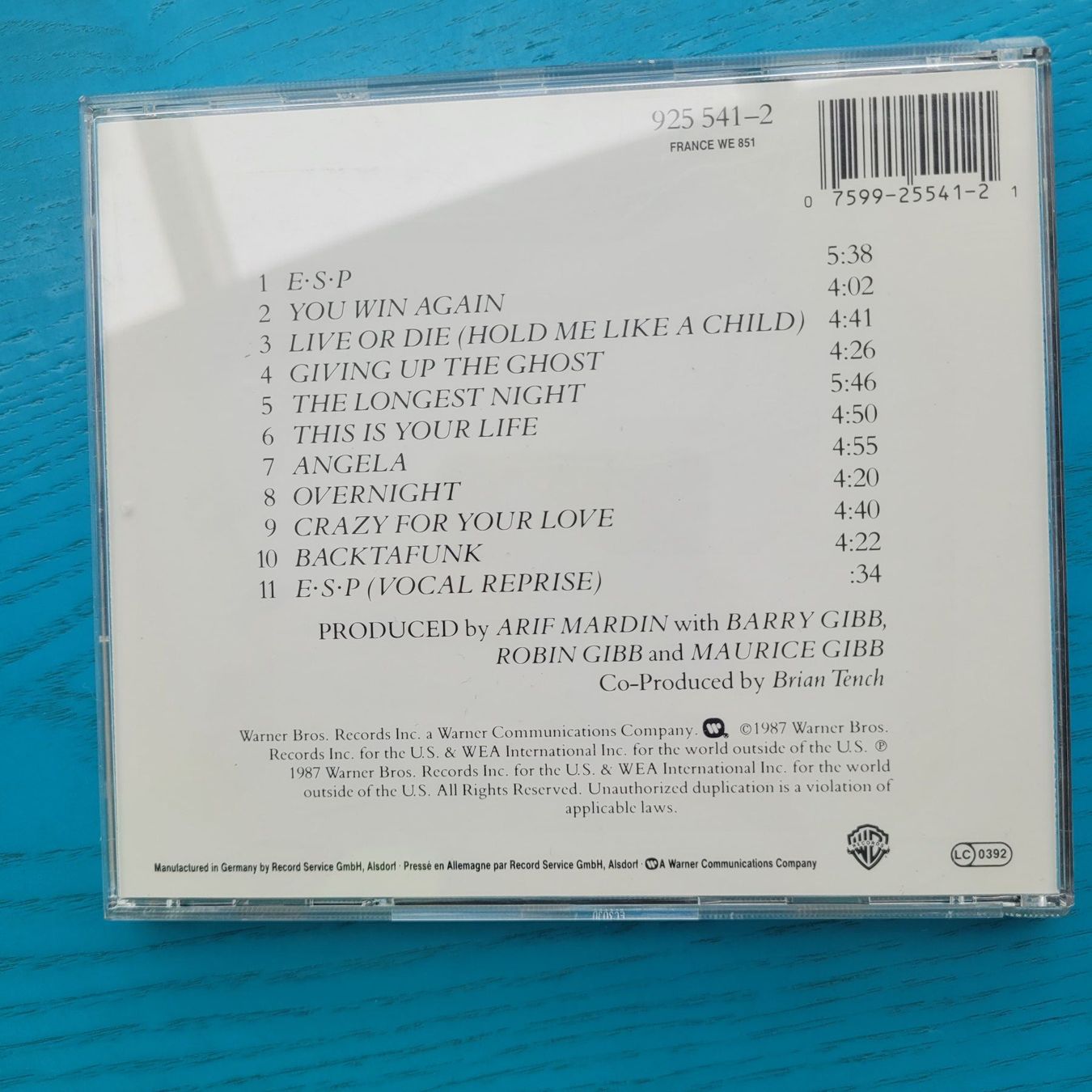 CD: Bee Gees- E S P – Usato da SCHÜBELBACH venduto da CoKaHa 1