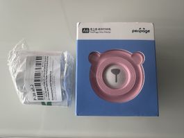 Pink Bear PeriPage Mini Printer + 3 Rolls Sticker Paper
