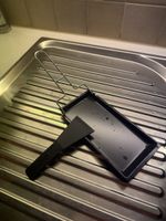 Raclette Geschirr für 1 rechteckig mit Spachtel 