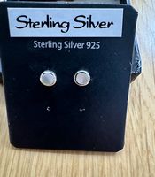 Perlmutt Ohrstecker Silber 925