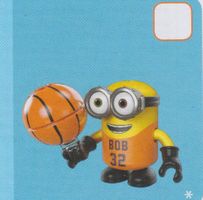MEGA CONSTRUX FIGURE MINIONS SERIE 12 BASKETBALL BOB