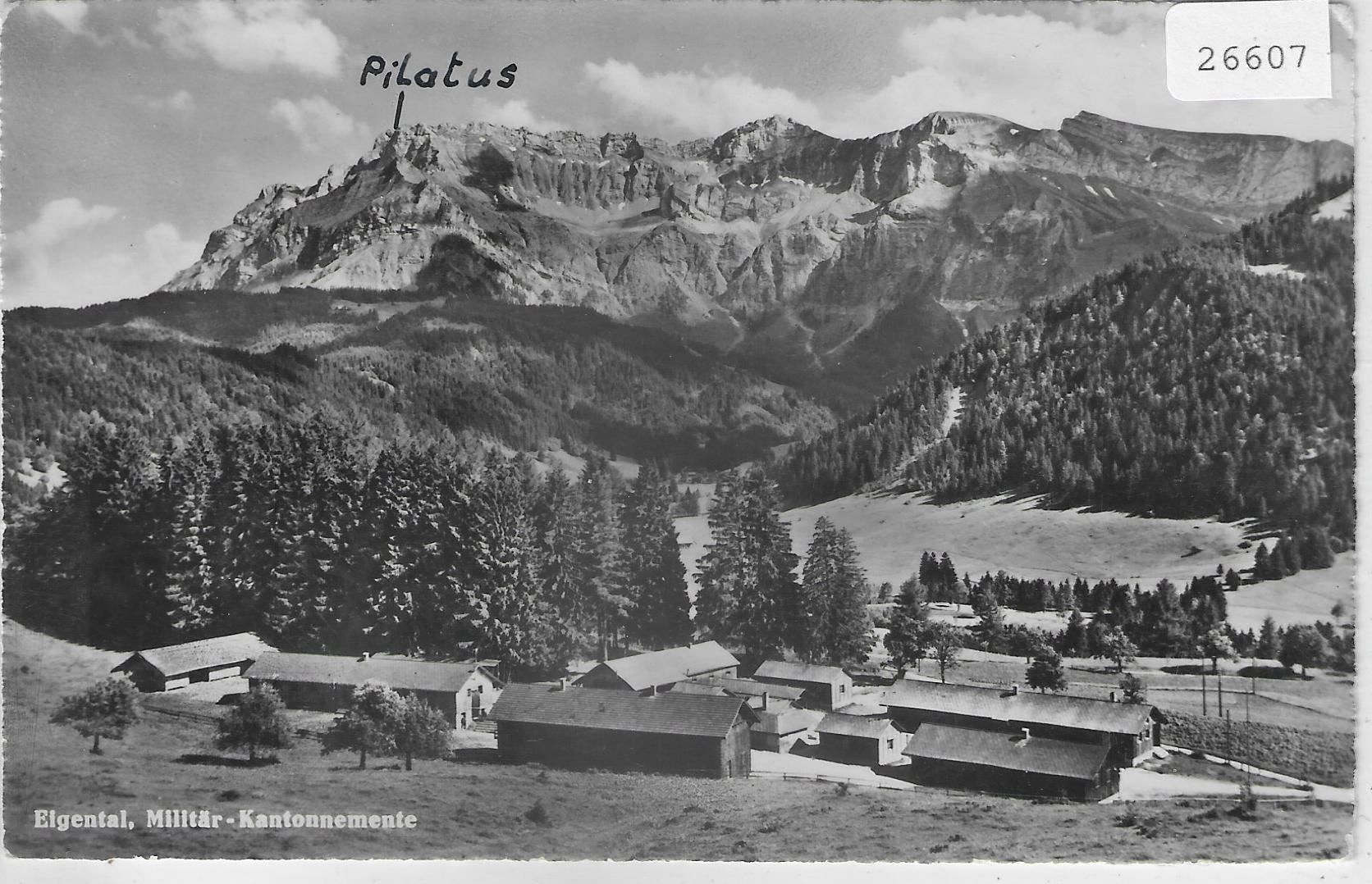 Cartoline postali: Eigental - Militär-Kantonnemente – Usato da Ettingen venduto da Kartenplanet