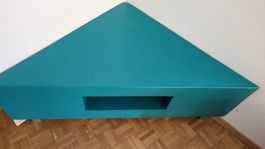Meuble d'Angle TV en métal peint