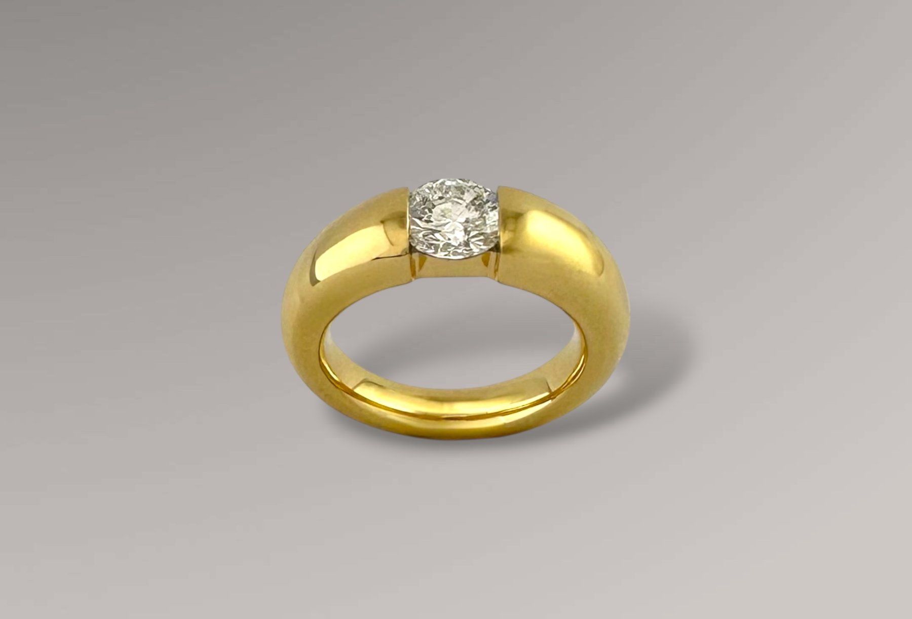 Ringe: Massiver Diamant - Ring,  ca. 0.91 ct – Gebraucht aus Zuzwil SG von artimmo 3
