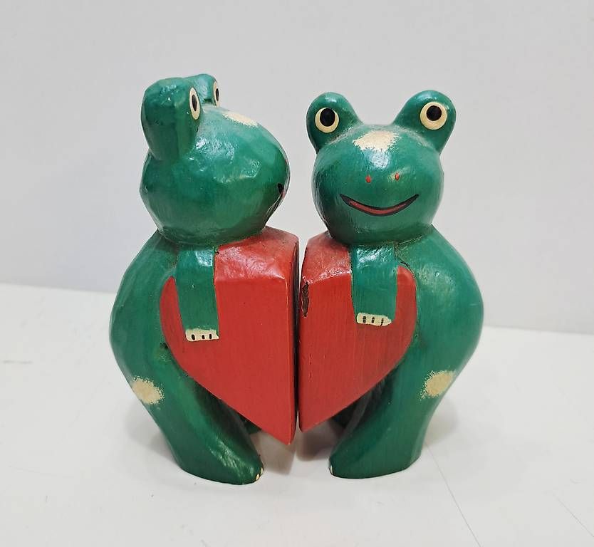 Figurines: Zwei Holzfrösche – D'occasion à Zürich par aiman3333 1