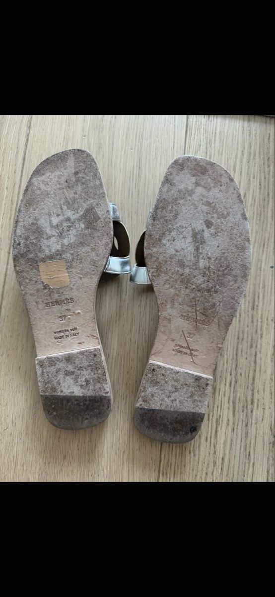 Hermès Scarpe da donna: Sandales Hermès Argenté – Usato da Genève venduto da hya_ccc8 2