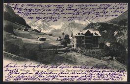Wengen, Kurhaus, Breithorn und Gspaltenh