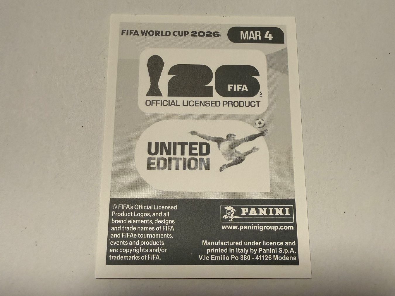 Panini Carte collezionabili: Hakimi MAR4 - Panini CH Edition WM 2026 – Nuovo (secondo la descrizione) da Grenchen venduto da nicus_aveiro 1