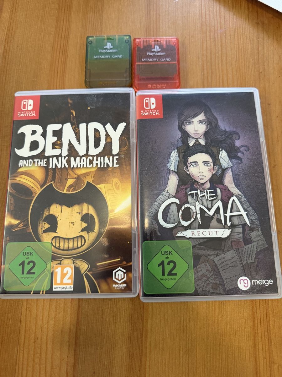 Giochi: 2 Nintendo Switch Spiele und 2 PlayStation Memory card – Usato da Basel venduto da nes_y79v