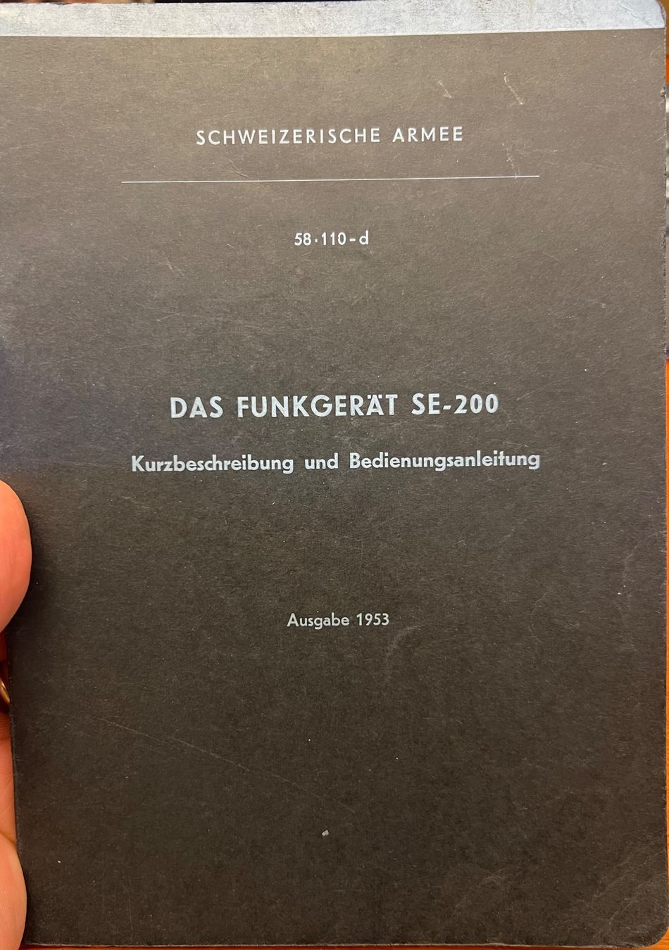 Bücher: Règlement DAS FUNKGERAT SE-200 – Gebraucht aus Nyon von 65d45 2