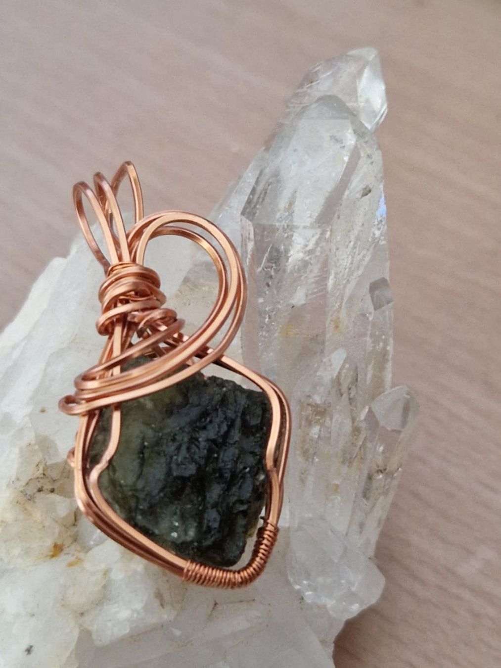 Pietre preziose: Pendentif MOLDAVITE. Lithothérapie – Nuovo (secondo la descrizione) da SAXON venduto da Mariposita1428 6