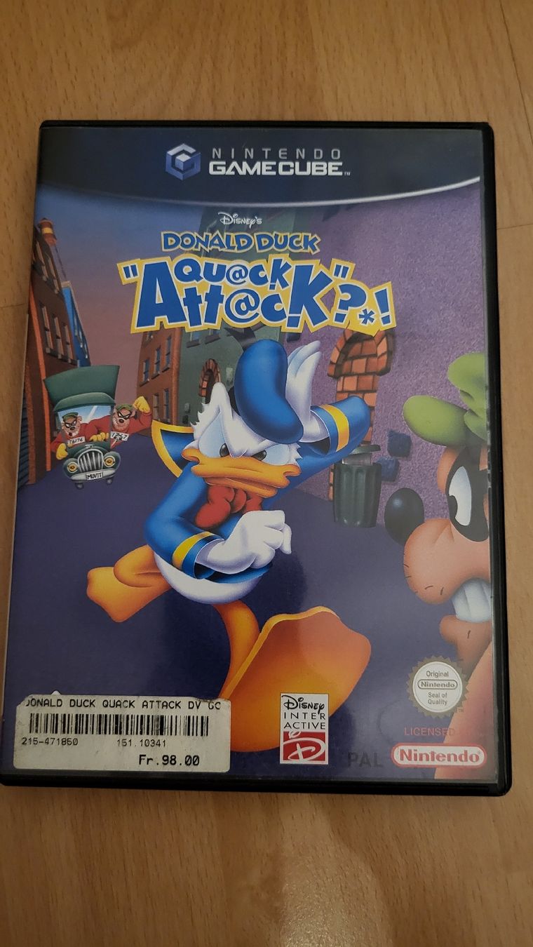 Nintendo Giochi: Donald Duck Quack Attack / Gamecube Spiel Kompl. – Usato da Biel/Bienne venduto da Retrohr