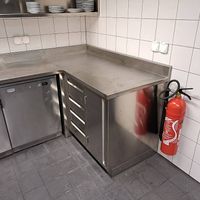 Unterbauschrank mit 4 Schubladen und Flügeltür 80x66x76 cm