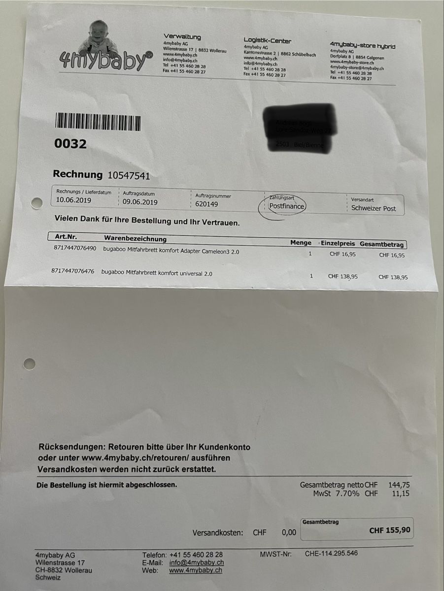Bugaboo Kinderwagen Zubehör: Bugaboo – Gebraucht aus Biel/Bienne von mibi04 3