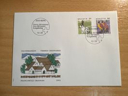 Sonderbriefmarke CH 1991, Ersttagsbrief