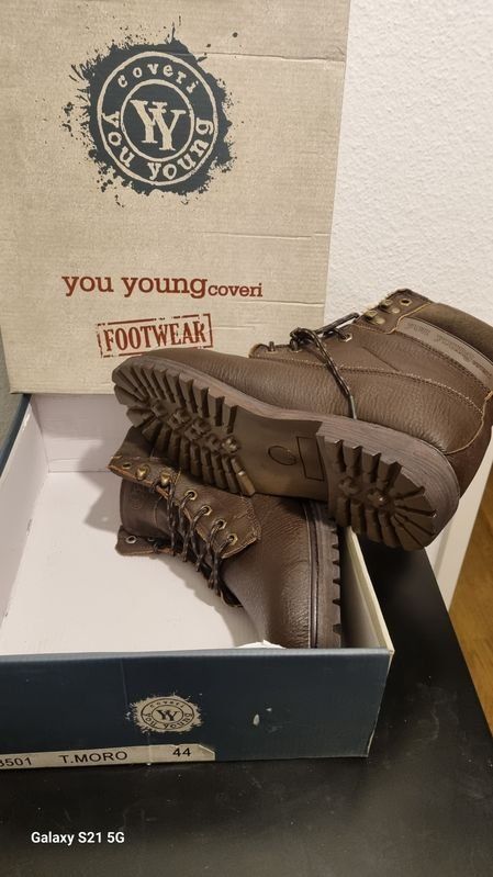 Scarpe da uomo: Winter-Schuhe Dunkelbraun  Gr. 44 – Nuovo e nell'imballaggio originale da Zürich venduto da Big 2
