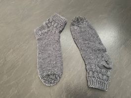 Handgestrickte Kindersocken Gr.30/31 Fusslänge 21 cm