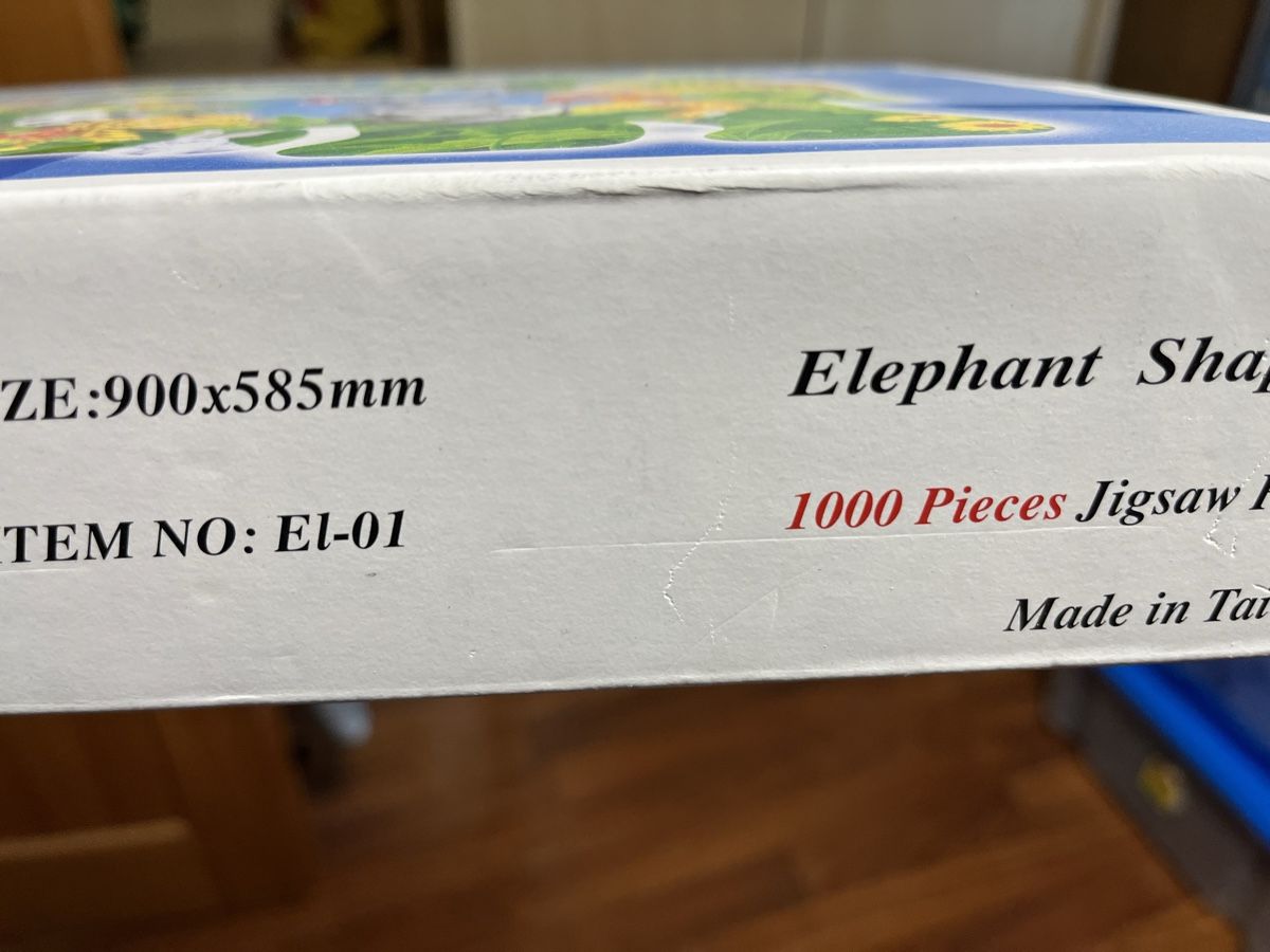 Puzzle: Elefant 1000 Puzzle – Usato da Lungern venduto da Chispa1982 1