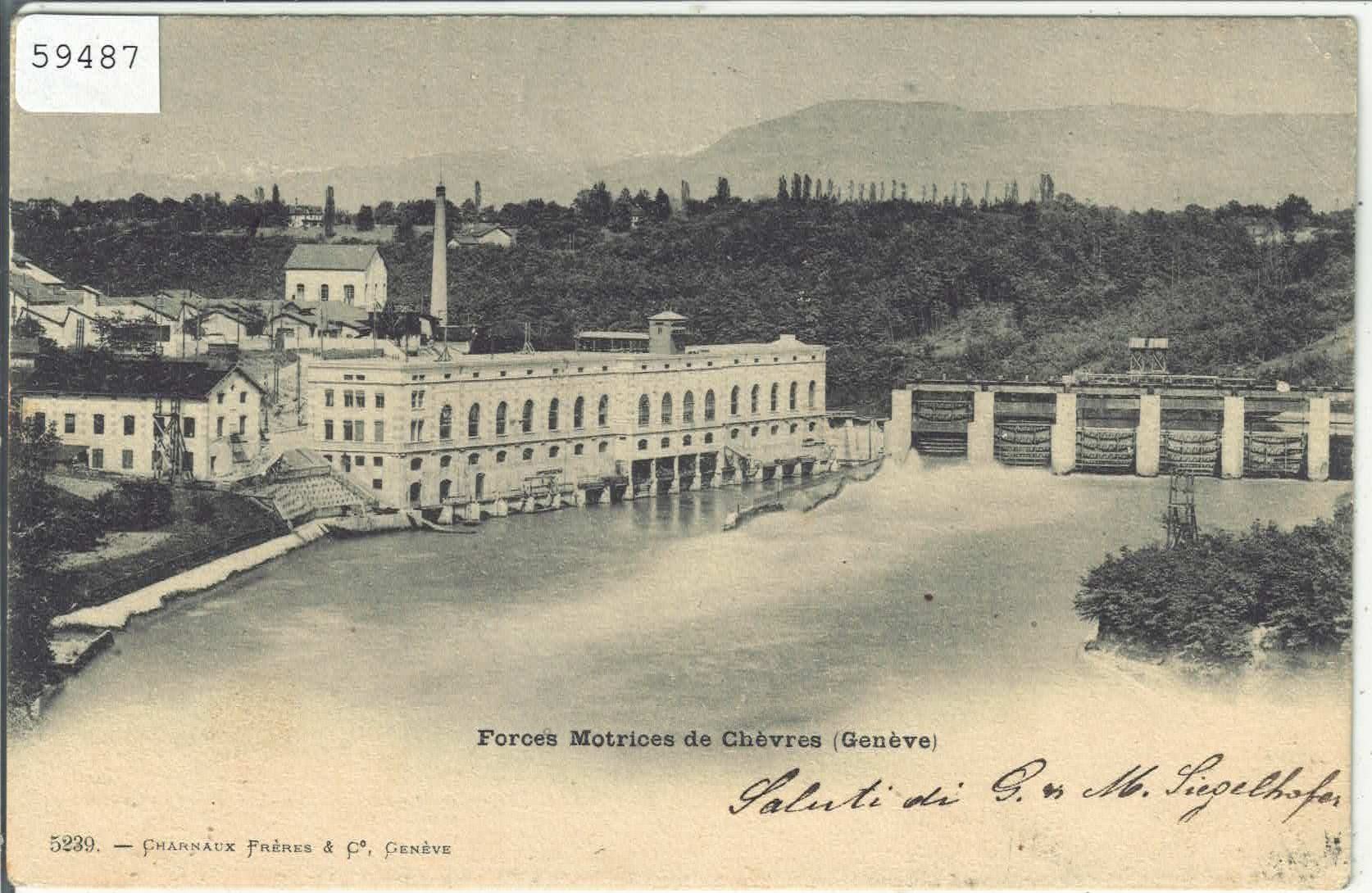 Cartes postales: Geneve - Forces Motrices de Chevres – D'occasion à Ettingen par Kartenplanet