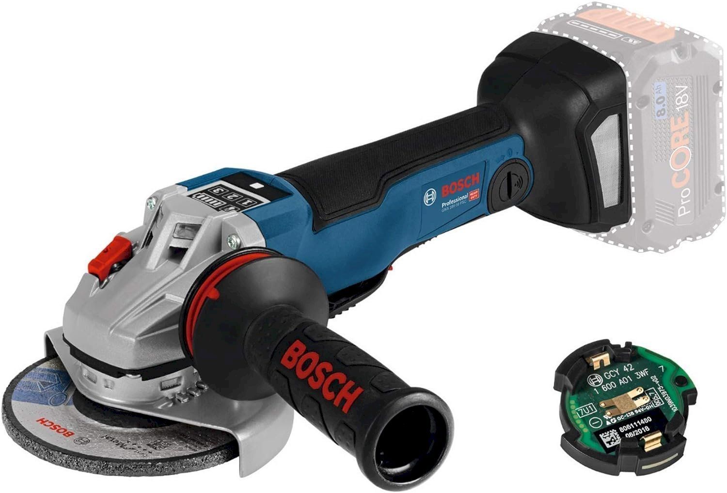 Smerigliatrici & Lucidatrici: Bosch GWS 18V-10 PSC AkkuWinkelschleifer – Nuovo e nell'imballaggio originale da Bottighofen venduto da zaap 1