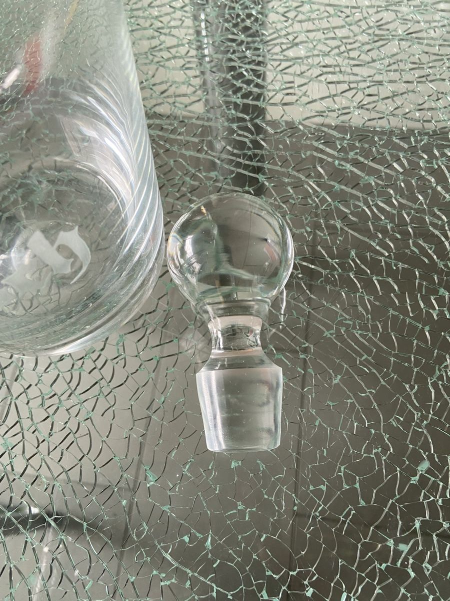 Caraffe: Sehr schöne alte Glas Karaffe – Usato da Oftringen venduto da andrax 3