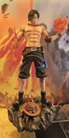 Statue Résine One Piece Ace M-J Studio (Édition LED)