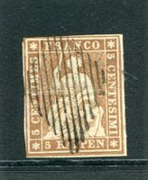 1855 Strubel Nr. 22 C sauber gest. Raute