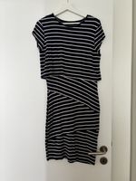 UmstandsmAnna Field Kleid, gestreift, Marine/Weiss