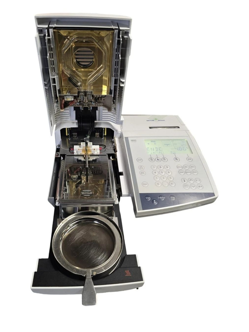 Mettler Toledo Misurare: Mettler Toledo HR83 Halogen Moisture Analyzer mit Printer – Usato da Wittinsburg venduto da Steierliq 4
