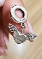 SCHNÄPPCHEN – MY ANGEL HERZ CHARM – 925 SILBER – EMOTIONALER