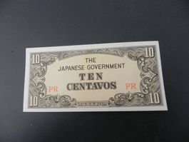 Banknote Philippinen 10 Centavos 1942