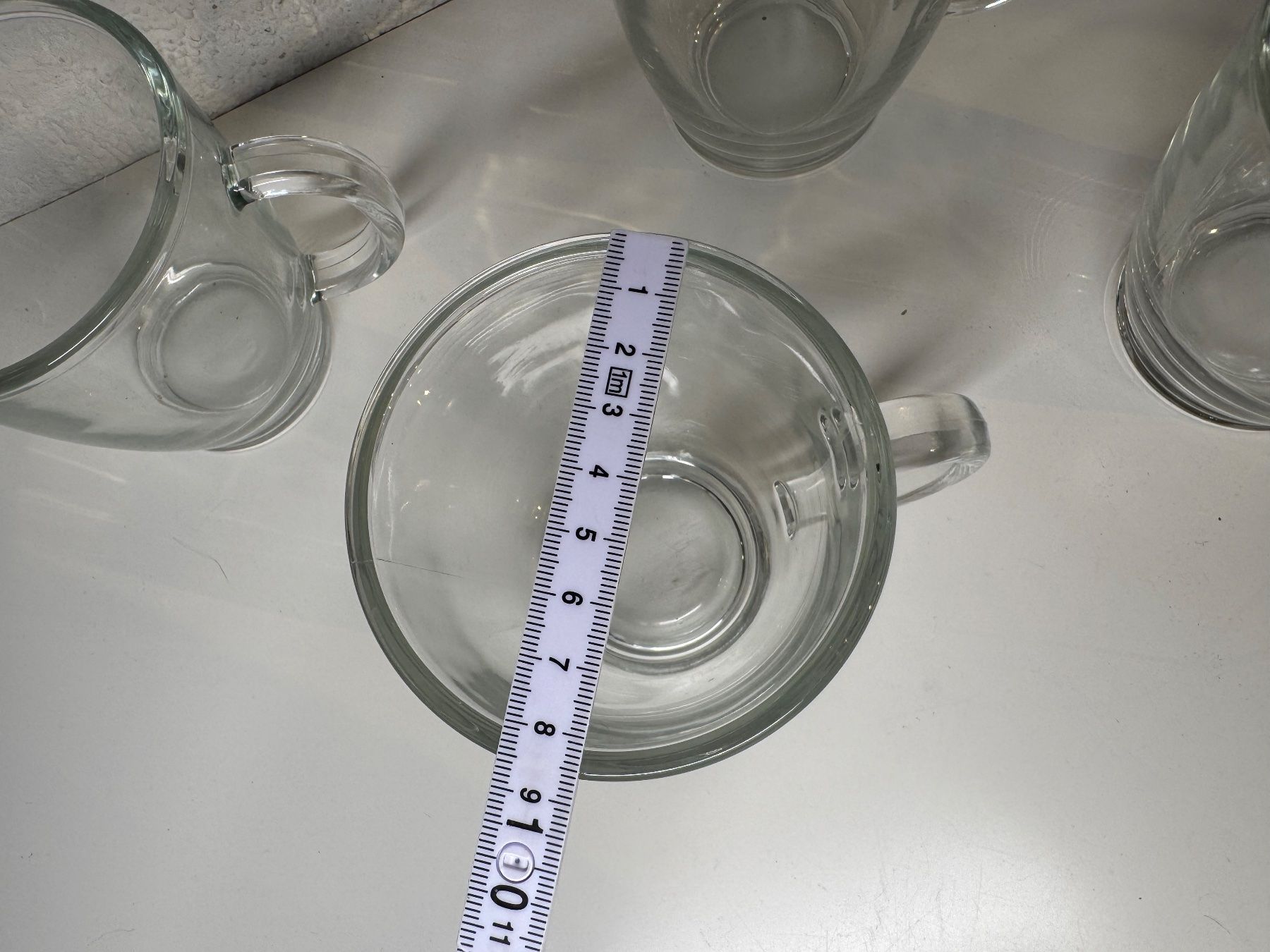 Bicchieri: 5 transparente Teegläser mit Henkel – Usato da Grosswangen venduto da Second_hand_paradise 3