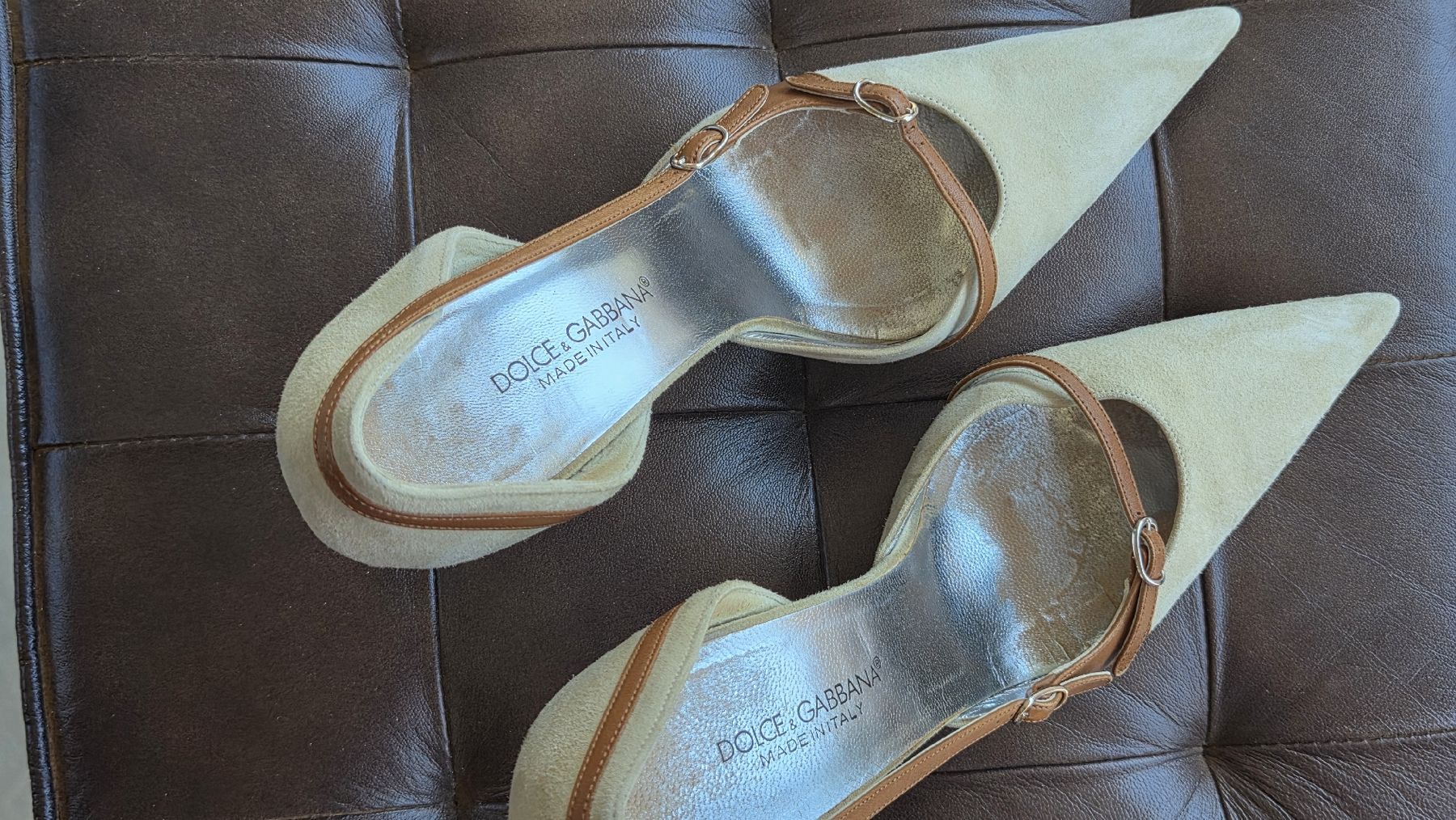 Dolce & Gabbana Scarpe da donna: Pumps Dolce & Gabbana Leder beige Grösse 37.5 – Usato da Kreuzlingen venduto da MeinKleinesAtelier 4