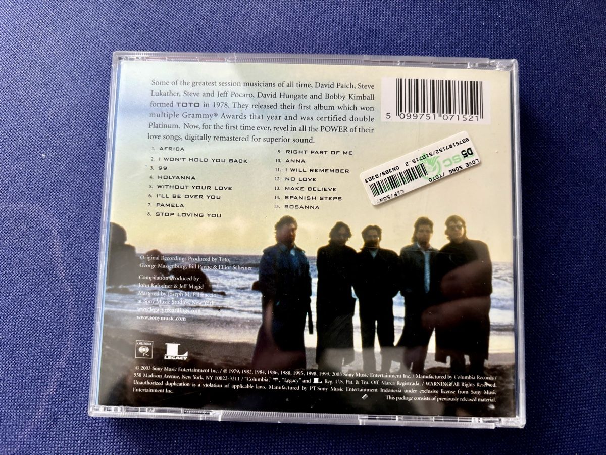 CD: 1 CD**Toto** Love Songs** – Usato da Volketswil venduto da Car6 1