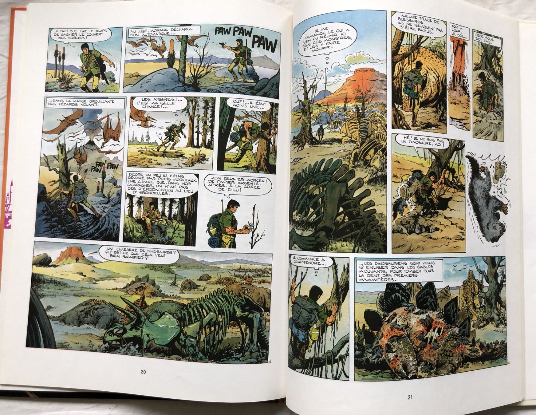 Fumetti: BOB MORANE - LES CHASSEURS DE DINOSAURES - EO – Usato da Schaffhausen venduto da durruti 3