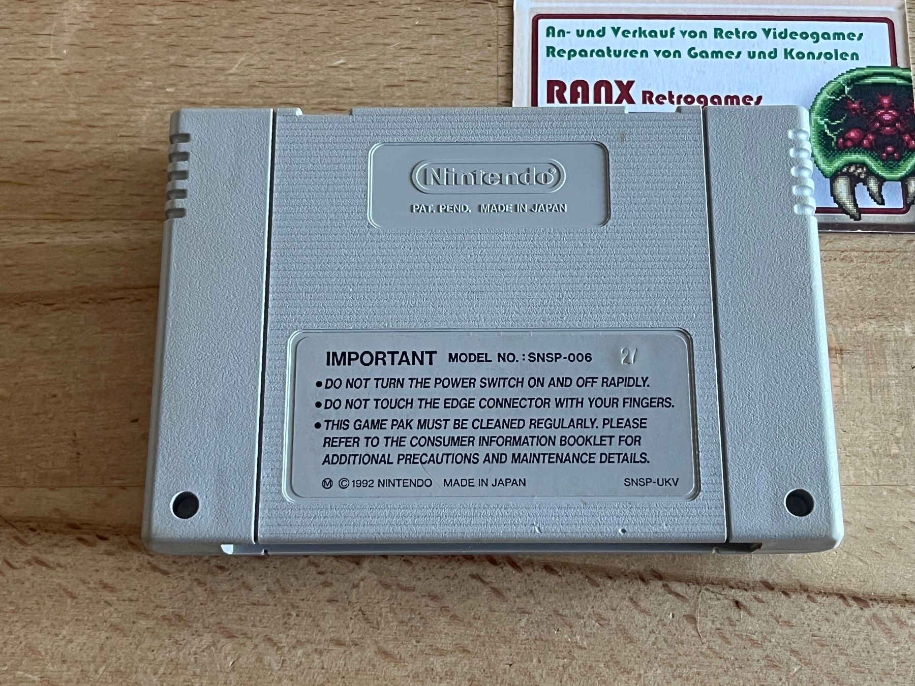 Nintendo Giochi: Dr. Franken, original, Super Nintendo SNES – Usato da Thalwil venduto da ranx 1