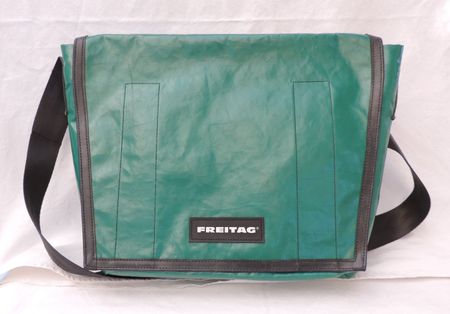 Freitag Tasche Modell Dragnet F12 grün, Neuwertig