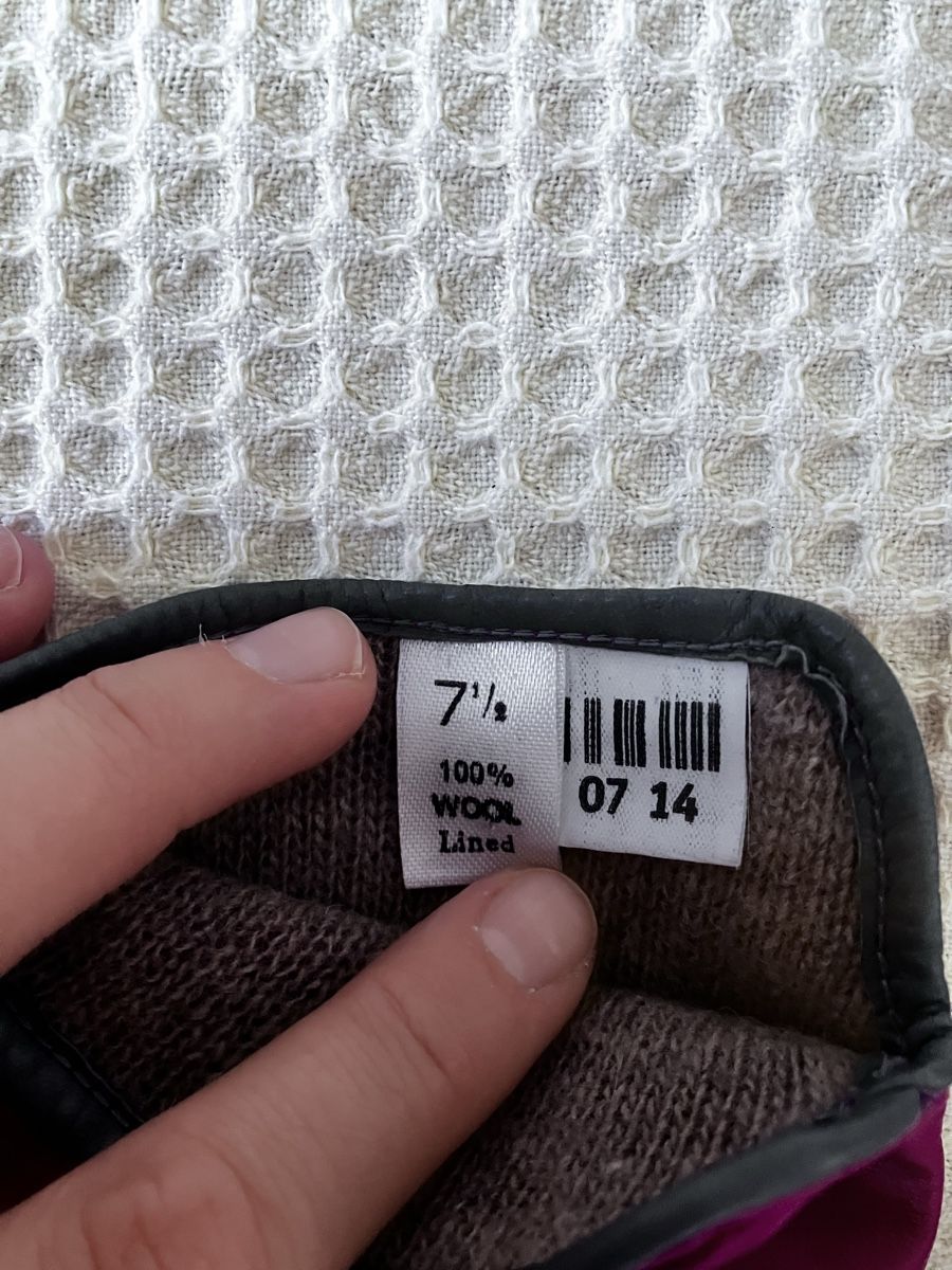 Guanti & manicotti: Leder Handschuhe 7 und halb Grösse – Usato da Gümligen venduto da svaud 3