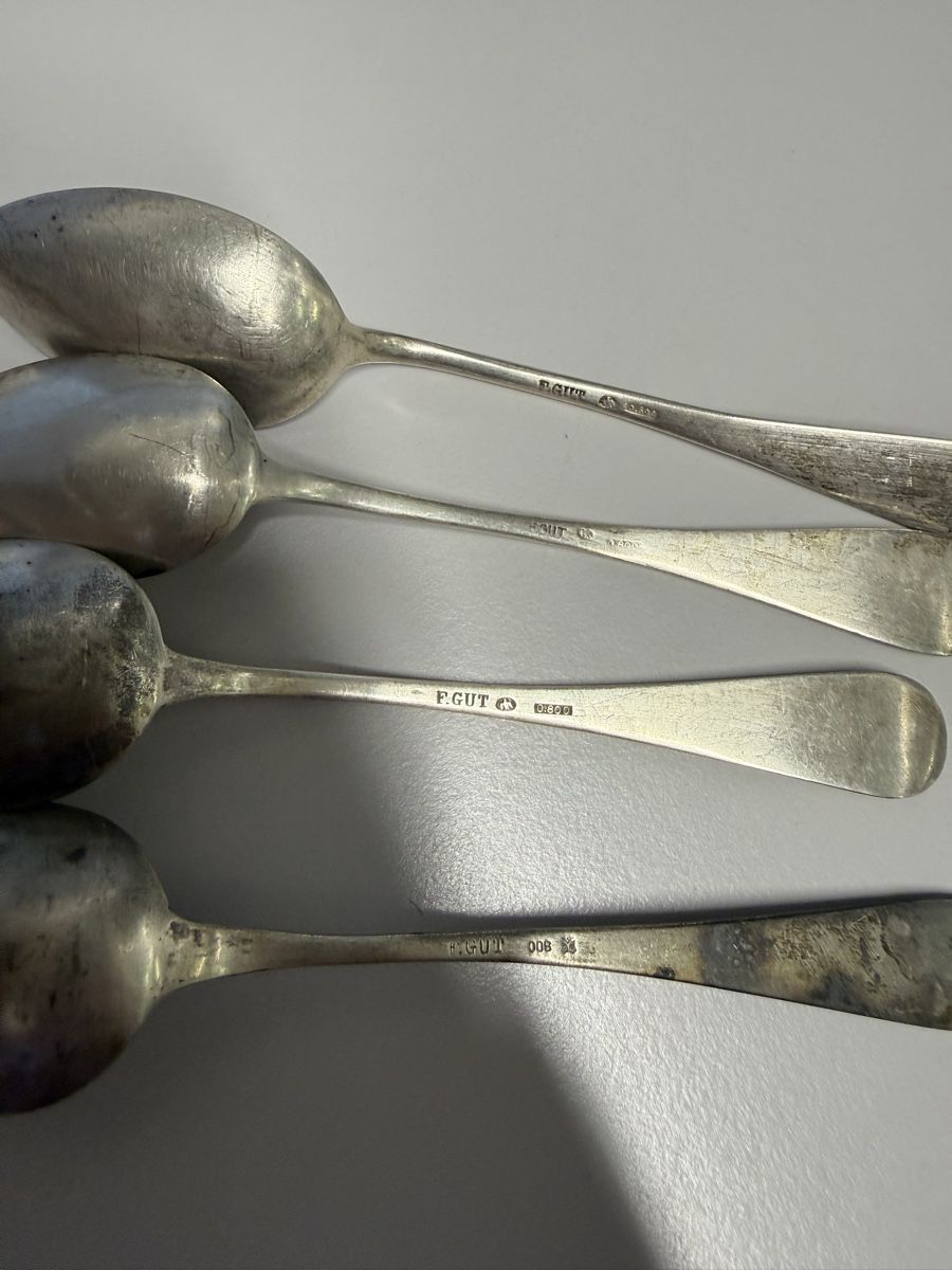 Cucchiai: Löffel 4er Set 800er silber 67.7g gebraucht – Usato da Oberengstringen venduto da sigurros 1