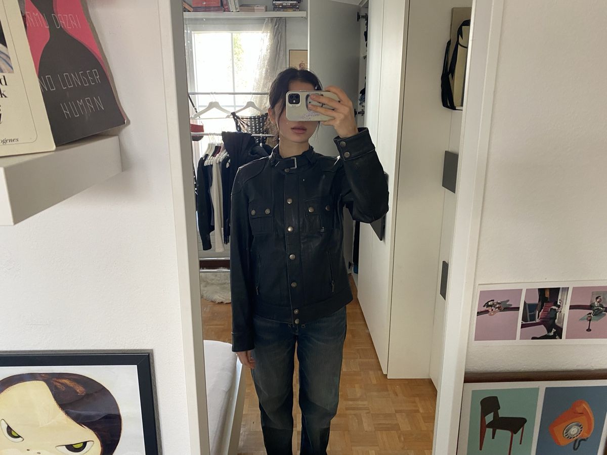 Giacche: black leather jacket – Usato da Zürich venduto da slrsu 2