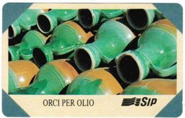 Privat-Telefonkarte Italien OP-96 Orci per olio ungebraucht